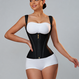 Waist Trainer for Women Body Shaper Corset Vest Tank Top with Steel Bones