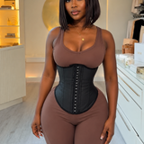 Waist Trainer Faux Leather Slimming Belt