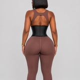 Waist Trainer Faux Leather Slimming Belt