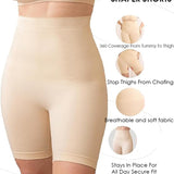 High Waisted Tummy Control Thigh Slimmer Body Shaper Shorts