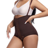 Women's Tummy Control Adjustable Buckle Front Open Bust Shapewear