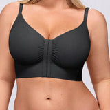 Adjustable Strap Front Hook Smoothing Unlined Wireless Bra