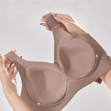 Women's Seamless Push Up Bras Full Cup No Underwire Anti-sagging Breathable Bras