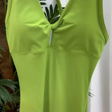 Women's Beautiful Back Sleeveless Elastic Tights Jumpsuit
