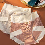 Ice Silk Light Luxury Comfort Seamless High Waist Underwear