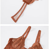 Sexy Lace Deep-V Neck Bodysuits