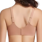 Women's Solid Seamless Breathable Wireless Push Up Bra