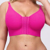 Adjustable Strap Front Hook Smoothing Unlined Wireless Bra