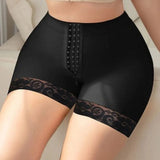 Sorelyne® Black High Waist Butt Lifter Lace Shorts