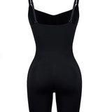 Seamless Light Support Tummy Control Thigh Slimmer Bodysuit Shapewear