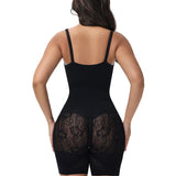 Sorelyne® Open Chest Butt Rose Hollow Bodysuit Shapewear (Pre-Sale)