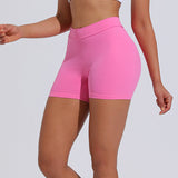 V Back Push Up High waist  hip lifting Workout Yoga Shorts