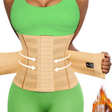 Hollow Breathable Double Belt Waist Trainer Tummy Control Slimming Sports Corset