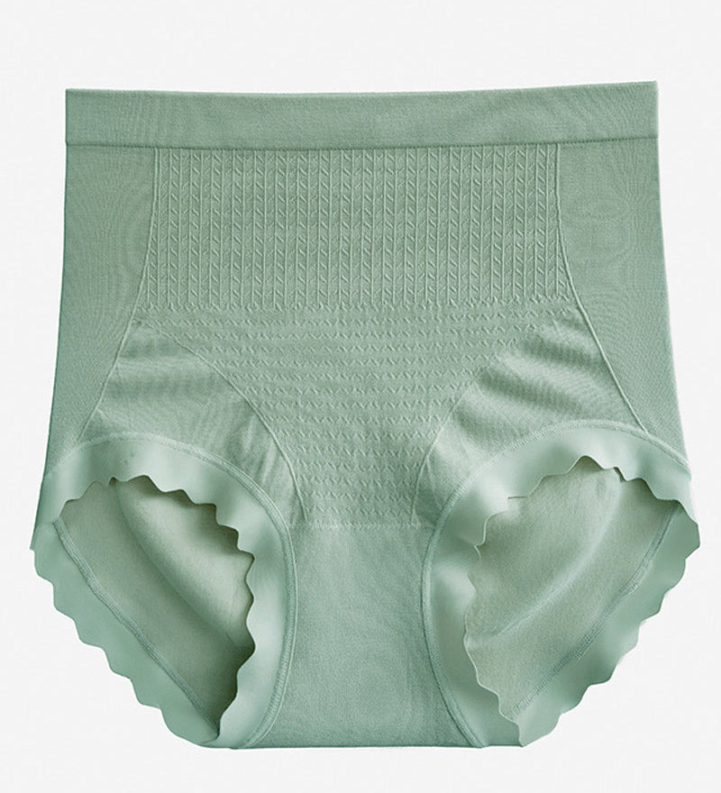 Women's High Waisted Antibacterial Crotch Briefs Stretch Full Coverage Panties