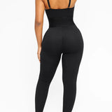 Sorelyne® Women's Sleeveless Jumpsuit Tummy Control One Piece Waistband Bodycon Yoga Romper