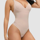 Seamless Tummy Control Bodysuit Butt Lifter Thong Backless Body Shaper