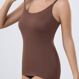 Women's Seamless Tummy Control Shapewear Tank Tops Low Back Compression Vest