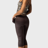 Leopard Print Adjustable Strap Front Hook Waist Cincher Corset