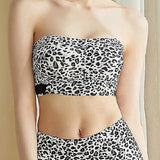 Invisible Strapless Double Side Buckle Bra Non-slip Lace Edge Bandeau Bralette