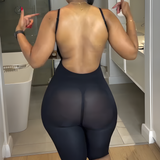 Seamless Backless Mid Length Tummy Control Shapewear Bodysuit