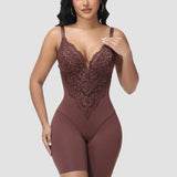 Sorelyne® Lace Plunge Backless Bodysuit Shapewear