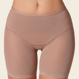 Seamless Undetectable Sheer Shaper Shorts Thong Anti-Chafing Mesh Shapewear Shorts