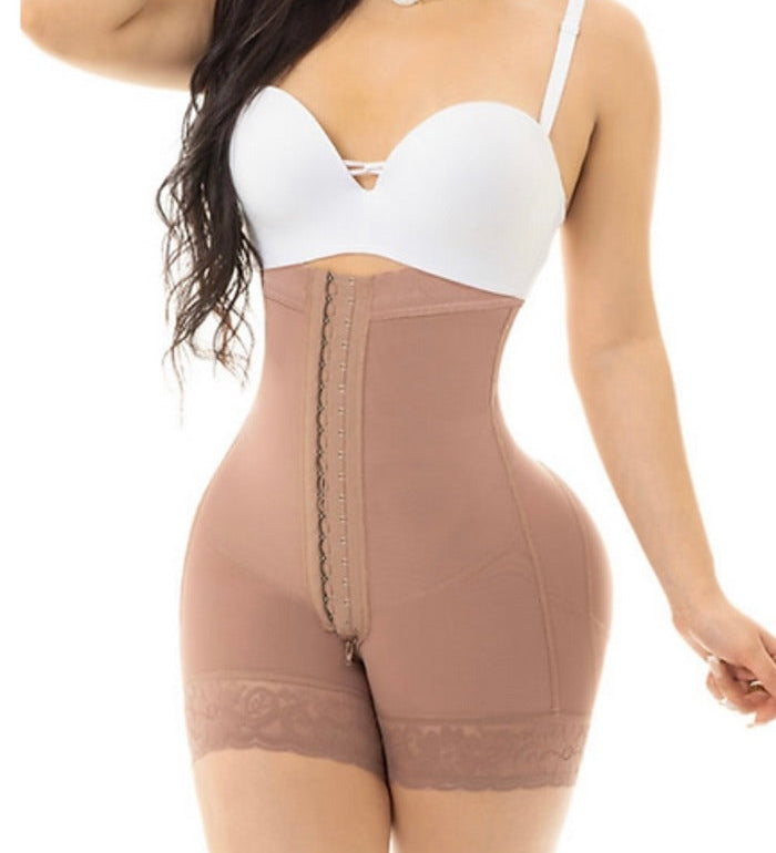 Sorelyne® Detachable Strap High Rise Butt Enhancing Hook and Eye Body Shaper Shorts