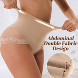 Women's Seamless Mesh Tummy Control Breathable Shapewear Briefs Panties