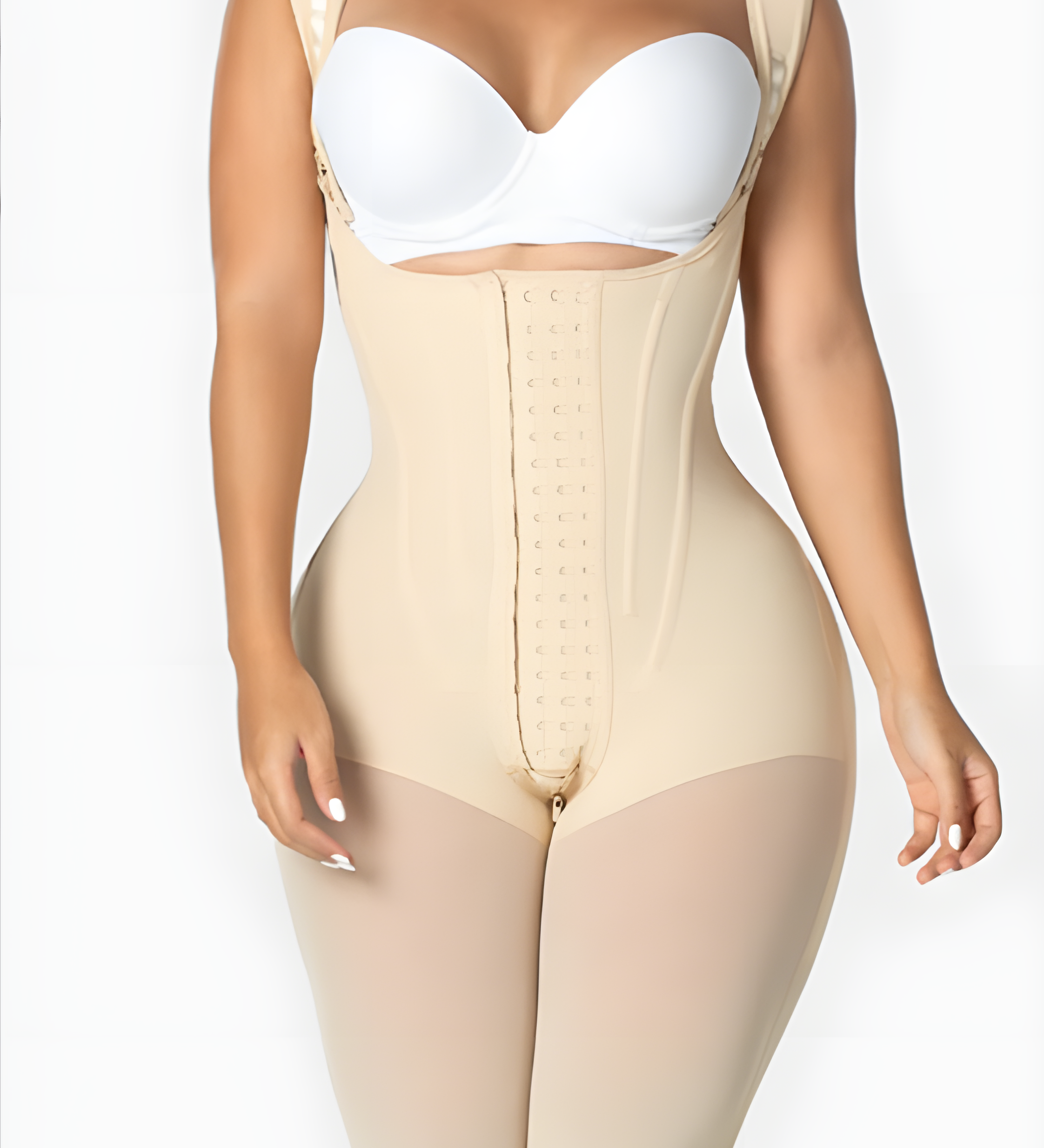 Open Bust Girdles Colombianas Mid Length Body Shaper