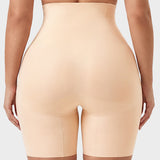 High Waist Mesh Panel Tummy Control Butt Lifting Shaper Shorts