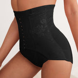 Buckle Front Slimming Underwear Body Shapewear Women High Waist  Tummy Control Butt Lift Panties