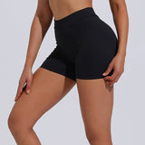 V Back Push Up High waist  hip lifting Workout Yoga Shorts