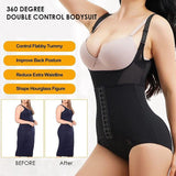 Women's Waist Trainer Bodysuit Tummy Control Slim Cincher Open Bust Shapewear