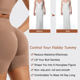 Mid-rise Tummy Control Hip Lift Thin Style Shaping Shorts