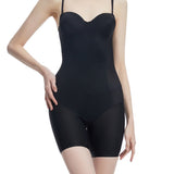 Seamless Mid Thigh Strapless Shapewear Comfort Tummy Control Bodysuits With Bra