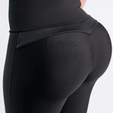High Waisted Tummy Control Butt Lifting Leggings Comfy Stretch Slimming Skinny Pants with Zipper