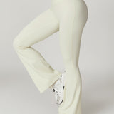 Crossover High Waist Hip Lift Quick Dry Yoga Flared Pants