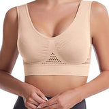 Women's Hollow Out Anti-Sagging High Support Sports Bra Breathable Yoga Top Bras