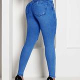 Sorelyne® High-Waisted Butt-Lifting Tummy Skinny Ripped Jeans