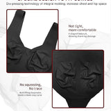 Sorelyne® Women's Tummy Control Seamless Ice Silk Summer Bodysuit Compression V Neck Body Shaper
