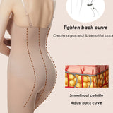 Seamless Mid Thigh Strapless Shapewear Comfort Tummy Control Bodysuits With Bra