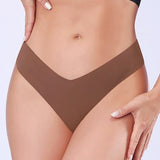 Sexy Ice Silk Low-Rise Panties Seamless Multicolor Briefs Lingerie
