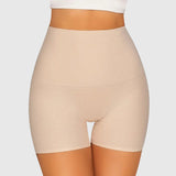 High Waist Seamless Tummy Control Butt Lifting Anti‑Roll Shaping Shorts