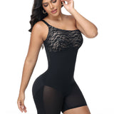 Sorelyne® Lace Patchwork Shapewear With Movable Straps