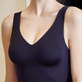 Women's Food Grade-Silicone Deep Cup Seamless Full Coverage Comfort Bras