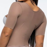 Sorelyne® Women Compression Waist Trainer Tank tops Under Bust with Short Sleeves