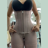 Sorelyne® High compression Front Zipper Mid Thigh Shapewear