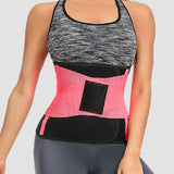 Working Out Sweat Waist Trainer Tummy Control Back Support Wrap Belt Corset