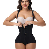 Sorelyne® Seamless Mesh Splicing Firm Control Shapewear Open Bust Butt Lift Bodysuit