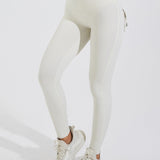 Peach Hip Fitness Leggings with Cargo Pockets